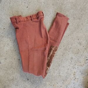 Stylish Pre Worn Devon Aire Equestrian Riding Pants Sz. 24L in Rust
